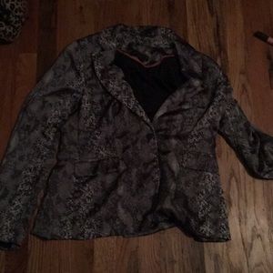 Snake Print Blazer
